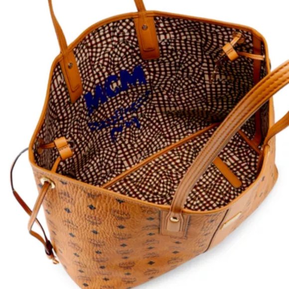 MCM Liz Reversible Large Tote-Cognac - Picture 2 of 8